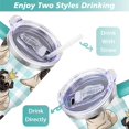 thumbnail image 5 of 40oz Dog Mom Tumbler - Leakproof Travel Coffee Mug with Handle - Cute Puppy Gift for Women Who Love Dogs - Double Wall Stainless, 5 of 7