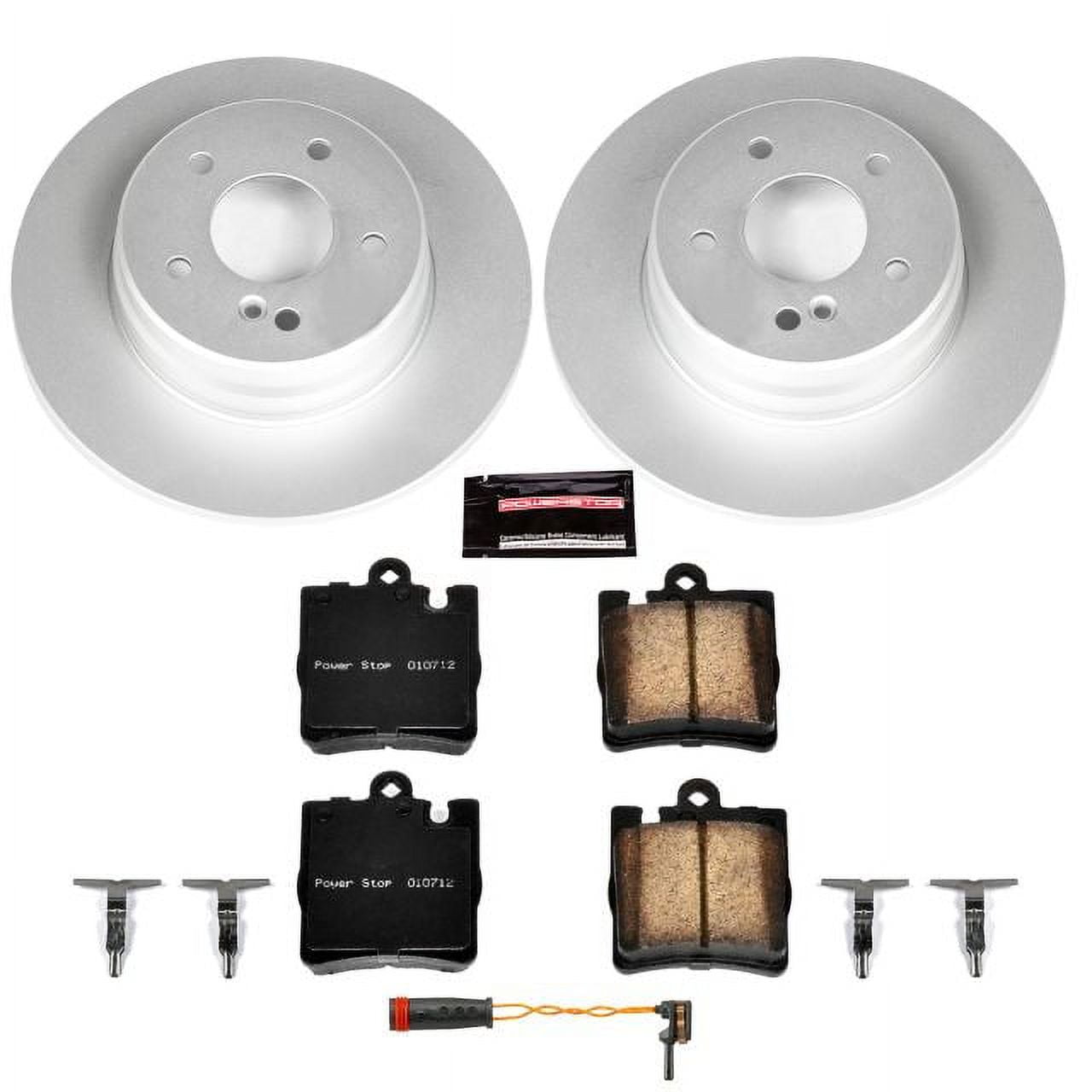 PowerStop Rear Geomet Coated Brake Rotor and Pad Kit Fits: MERCEDES-BENZ Select Models CRK6698