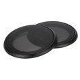 thumbnail image 3 of 2PCS 4inch Metal Audio Speaker Covers Protective Decorative Circle Mesh Cover Black+Black, 3 of 8