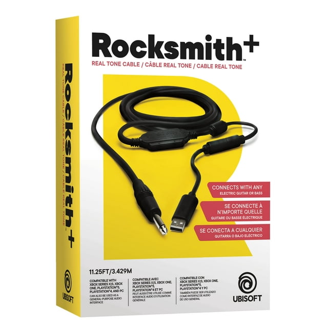 Cable Real Tone de Ubisoft Rocksmith para Xbox, PS4, PS3, etc.