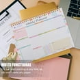 thumbnail image 3 of LABSERRON 1Pcs Multi Color Paper Small Weekly Planner For Home Use Office Use And School Use 9.82X7.19X0.59In, 3 of 8