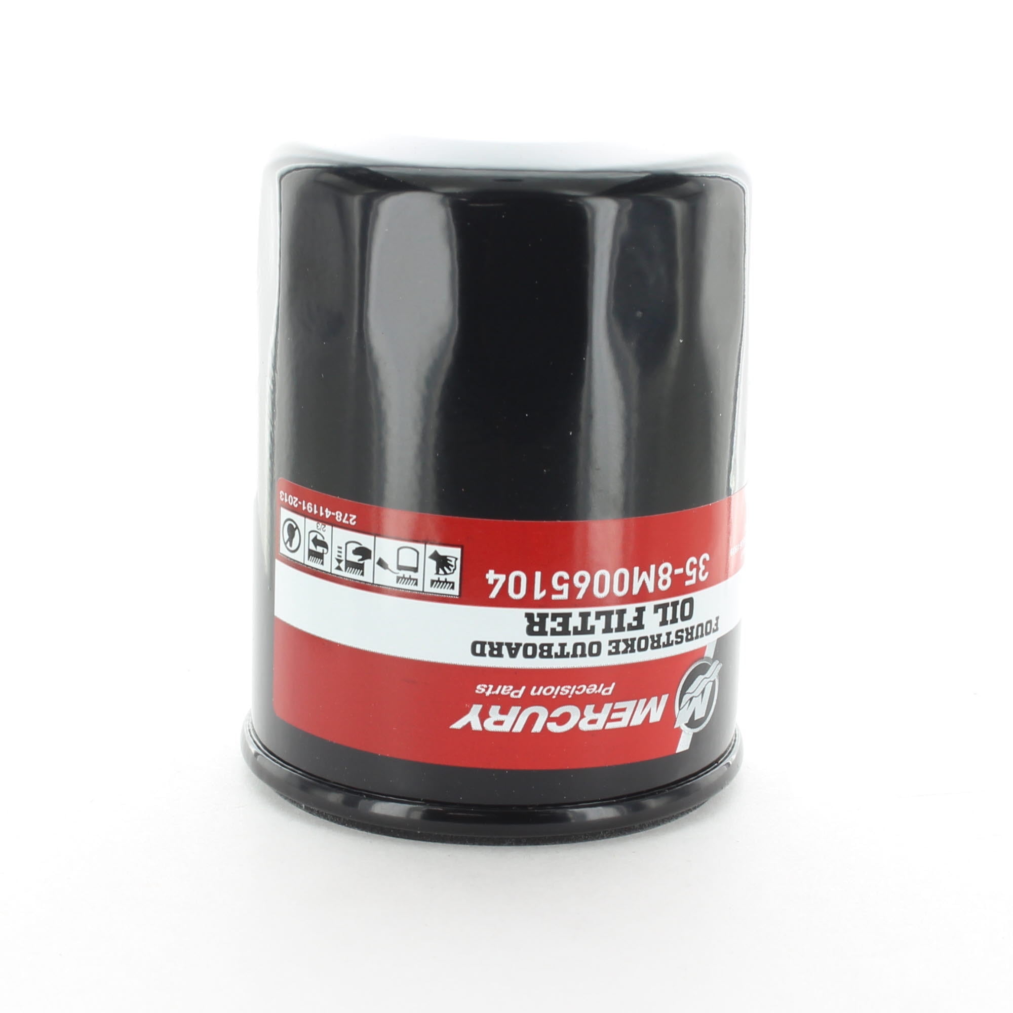 Mercury 8M0162829 Oil Filter for Select Mercury and Mariner 25-115hp FourStroke Outboards