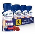 thumbnail image 4 of (2 pack) Ensure High Protein Nutrition Shake, Strawberry, 8 fl oz, 6 Count, 4 of 21