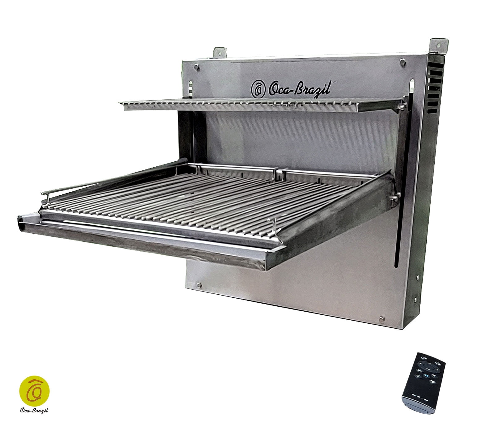 Charcoal Grill with Automatic Lifting - Double-Decker Griddles - Oca-Brazil
