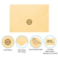 thumbnail image 4 of Uxcell 6.4x4.7" Gift Card Envelopes Set, 20 Set 120g V Flap Greeting Card Envelope with Letter Sticker, khaki, 4 of 6