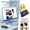 thumbnail image 3 of USB Bluetooth 5.1 Adapter Transmitter Receiver Bluetooth Audio Bluetooth Dongle Adapter USB For Computer PC Laptop, 3 of 9