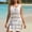 c01White, variant on Women's Crochet Hollow Beach Dress, Slit Side Sleeveless Loose Summer Fashion Casual Coverups Vacation Dresses Black Free Size