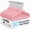 Pink, variant on Cozymood 50 Pack Velvet Baby Hangers, 11" Non-Slip Kids Hangers, Ultra Slim Toddler Clothes Hangers with Swivel Hooks, White
