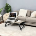 Portable Laptop Desk for Bed/Sofa, Tilting Top, Folding Legs, Fits 15.6 ...