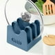 thumbnail image 5 of Escurridor Plegable para Tapas de Ollas | Organizador de Encimera de Cocina de Acero Al Carbono | Soporte Escurridor Que Ahorra Espacio para Tapas de Ollas, Cucharas y Palillos | Accesorio de Cocina, 5 of 6