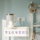 thumbnail image 5 of Calcomanías de transferencia para frotar sobre muebles, manualidades, decoración, 3 piezas, letras con flores, resistentes al agua, UV, DTF, calcomanías de transferencia para tocador, lencería,, 5 of 8