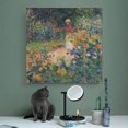 thumbnail image 4 of French Painter Claude Monet Garden at Giverny Poster Gifts Canvas Painting Poster Wall Art Decorative Picture Prints Modern Decor 16x16inch(40x40cm), 4 of 5