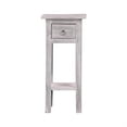 thumbnail image 5 of Sunset Trading Cottage Narrow Wood Side Table in Distressed Light Gray, 5 of 5
