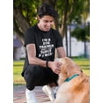 thumbnail image 2 of Tee Bangers Mens Graphic Tee - I'm A Dog Trainer Quote - Regular Fit 100% Cotton, 2 of 4