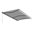 thumbnail image 5 of Semi-Cassette Motorized LED Luxury Patio Awning - 20 x 10 Ft - Silver Gray - Moroccan Collection, 5 of 7