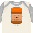 thumbnail image 4 of Inktastic Cute Kawaii Peanut Butter Boys or Girls Long Sleeve Baby Bodysuit, 4 of 5