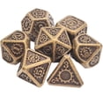 thumbnail image 1 of MYG Gear Metal Polyhedral Dice Custom Set Metal Dice 7 Piece Polyhedral Dice Set, 1 of 8