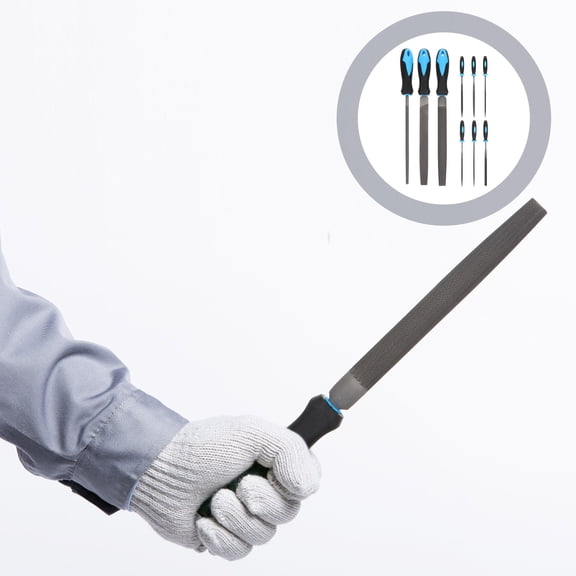LOLIPPYY Steel File Set for Household Use, Precision Wood Shaping and Polishing Tools, 1 Set for and Craft Projects