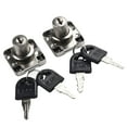 2PCS Furniture Drawer Lock Matching Key Drawer Lock Bolt Cam Lock