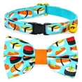 thumbnail image 1 of Collar De Pajarita Para Gato De Sushi, Collar De Pajarita Con Hebilla De Plástico De Seguridad Separable Para Gatito (8 "-13"), 1 of 7
