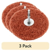 (3 pack) HART 5-inch Abrasive Wheels & Discs Paint and Rust Removal Brush