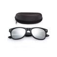 thumbnail image 6 of LotFancy Classic Horn Rimmed Sunglasses for Women Men, Retro Stylish Square Eyewear with Case, 6 of 9