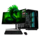 thumbnail image 1 of PC Gamer IA DXT GAMING NVIDIA GeForce RTX 5070 Ti AMD Ryzen 9 9900X 32GB DDR5 SSD 1TB Monitor Curvo 34 180Hz Sistema Liquido WIFI Black Alto Desempeño Creativo con IA Integrada, 1 of 6