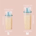 thumbnail image 2 of Closed Capacity Boxes Food Storage Storage Dry Compartments Cereal Canning Tanks Kitchens Restaurants And Bars Grocery Storage Jar/ Food Cereal Storage Jar Blue L, 2 of 8
