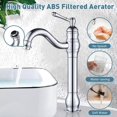 thumbnail image 2 of 360 High Basin Mixer Tap, Rotating Bathroom Sink Faucets, Modern Single Handle Bathroom Faucet, 2 of 5