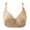 Beige, variant on QLEICOM Everyday Bras for Women, Women's Comfort Lift Wirefree Bra Solid Color Comfortable Hollow Out Perspective Bra Underwear No Rims Bras No Underwire Beige Cup 42/95BC