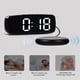 thumbnail image 5 of Reloj despertador con vibración súper fuerte y vibrador for cama, multifuncional, con doble puerto USB for personas sordas o con problemas de audición y que duermen profundamente, 5 of 6