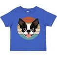 thumbnail image 3 of Inktastic Boston Terrier Dog Retro Sunset Boys or Girls Toddler T-Shirt, 3 of 5