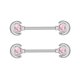thumbnail image 1 of Pendientes de barra,Pendientes de barra industrial,regalo elegante y artesanal,Joyas para piercing corporal Suministros elegantes para bodas,Piercing Barra Moda Titanio Fiesta Mujer,Pendientes, 1 of 8