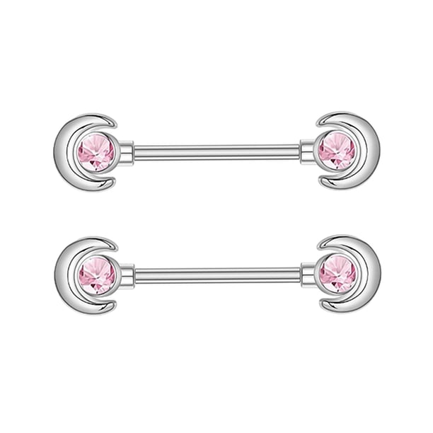 Pendientes de barra,Pendientes de barra industrial,regalo elegante y artesanal,Joyas para piercing corporal Suministros elegantes para bodas,Piercing Barra Moda Titanio Fiesta Mujer,Pendientes