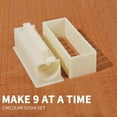 thumbnail image 7 of Sltwyw 3-Piece Sushi Making Mold Kit - Rice Press and Seaweed Wrapping Tools for Homemade Maki Rolls and Veggie Wraps, 7 of 7