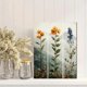 thumbnail image 2 of Qisvanset Framed Canvas Wall Art 12x16 Inch Wildflower Botanical Modern Farmhouse Art Set, 2 of 5