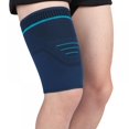 thumbnail image 1 of Protège-Cuisse, Support de Jambe Compression Ajustable pour Blessure Ligamentaire, 1* Genouillères, 1 of 5