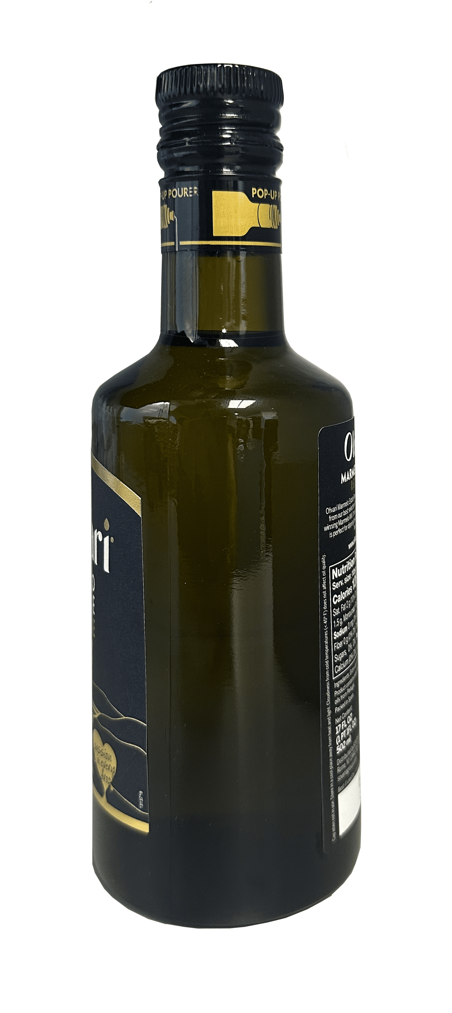 Olivari Marmelo Estate Reserve Extra Virgin Olive Oil, 17 fl oz Glass Bottle