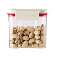 thumbnail image 2 of HLONK Vacuumable Sealed Food Containers Transparent Sealed Grain Containers with LIDS Plastic Sealed Kitchen Containers Dried Food Flour Sugar Rice Vacuum Containers Food Storage Extra&nb, 2 of 6