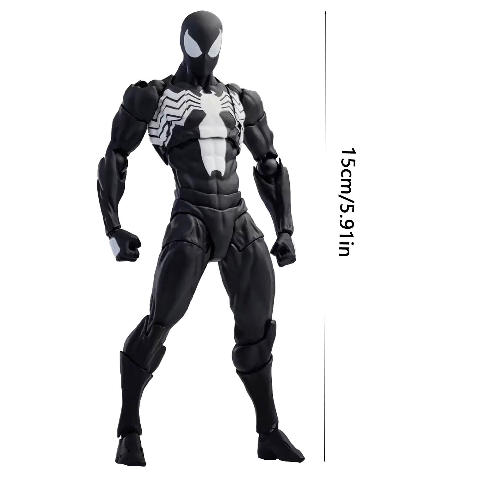 Messtoys Symbiote Spider-Man Black Spider Action Figure Boxed