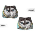 thumbnail image 5 of Lsque Husky With Dreamcatcher Pattern High Waisted Biker Shorts for Women-Tummy Control Fitness Athletic Workout Running Yoga Gym Shorts,Moisture-Wicking-Small, 5 of 9