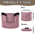 thumbnail image 2 of Haosy Dusty Rose Golf Mallet Putter Cover Strong Magnetic Leather Golf Club Headcover Closure, 2 of 7