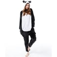 thumbnail image 1 of Conjunto de Pijamas de manga larga para niños y niñas, ropa de dormir de franela con estampado de pingüino, Onesies con diseño de Panda de invierno xuanjing unisex, 1 of 2