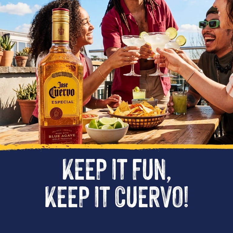 Jose Cuervo Especial Gold Tequila, 200 ml Glass Bottle, 40% ABV