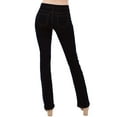 thumbnail image 4 of MixMatchy Women's Fashion Trendy Sexy Stylish Flare Bell Bottom Bootcut Jean, 4 of 6