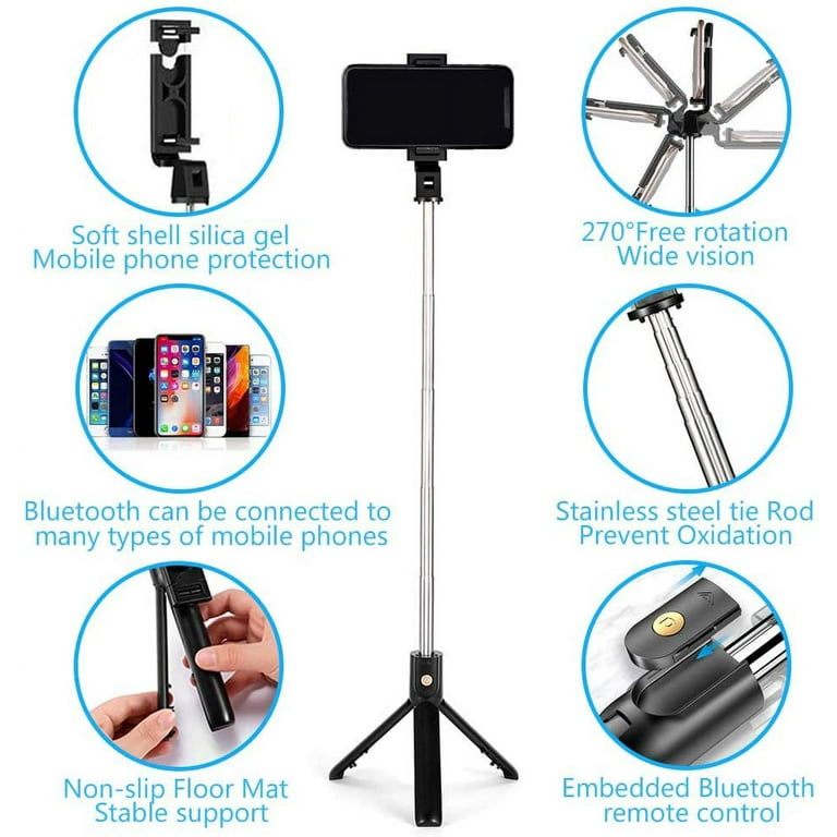 Official Samsung Remote Control Bluetooth Extendable Selfie Stick and Tripod