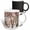 Multicolor, variant on 3drose, Rowan Tree, Red Berries, White Background, 11oz Two-tone Black Mug