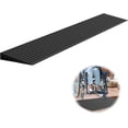 thumbnail image 1 of Rise Threshold Ramps for Doorways Lbs Load Capacity .Wide Natural Rubber Power Wheelchair Ramp is Adjustable and Cuttable for Doorways Curb Sweeper Power Scooter, 1 of 9