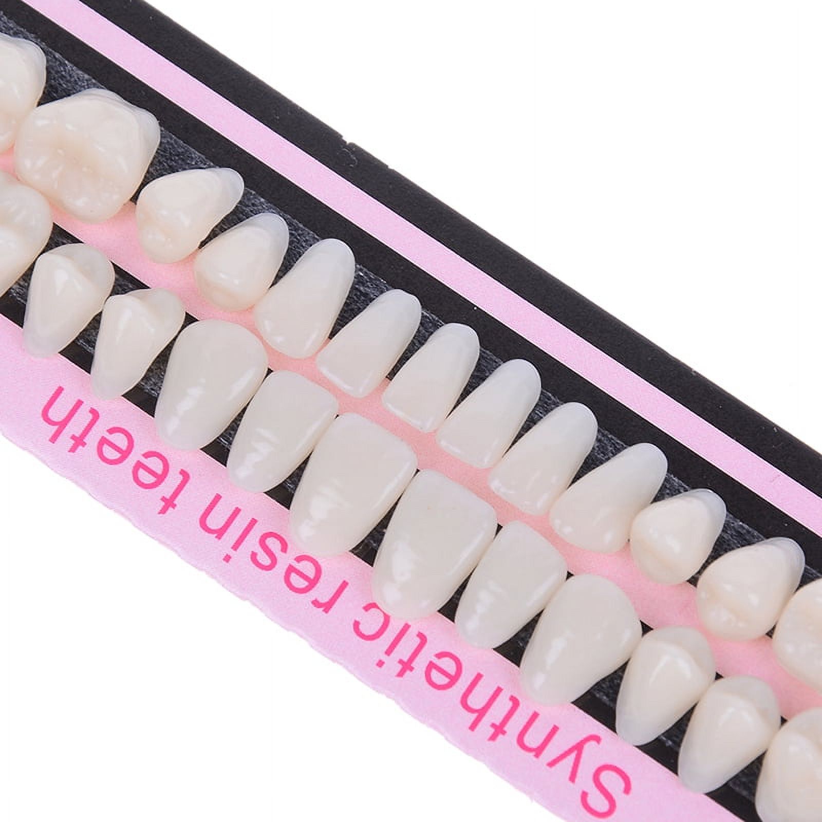 28Pc 1set denture acrylic resin full set teeth upper lower shade 23# A2 dental