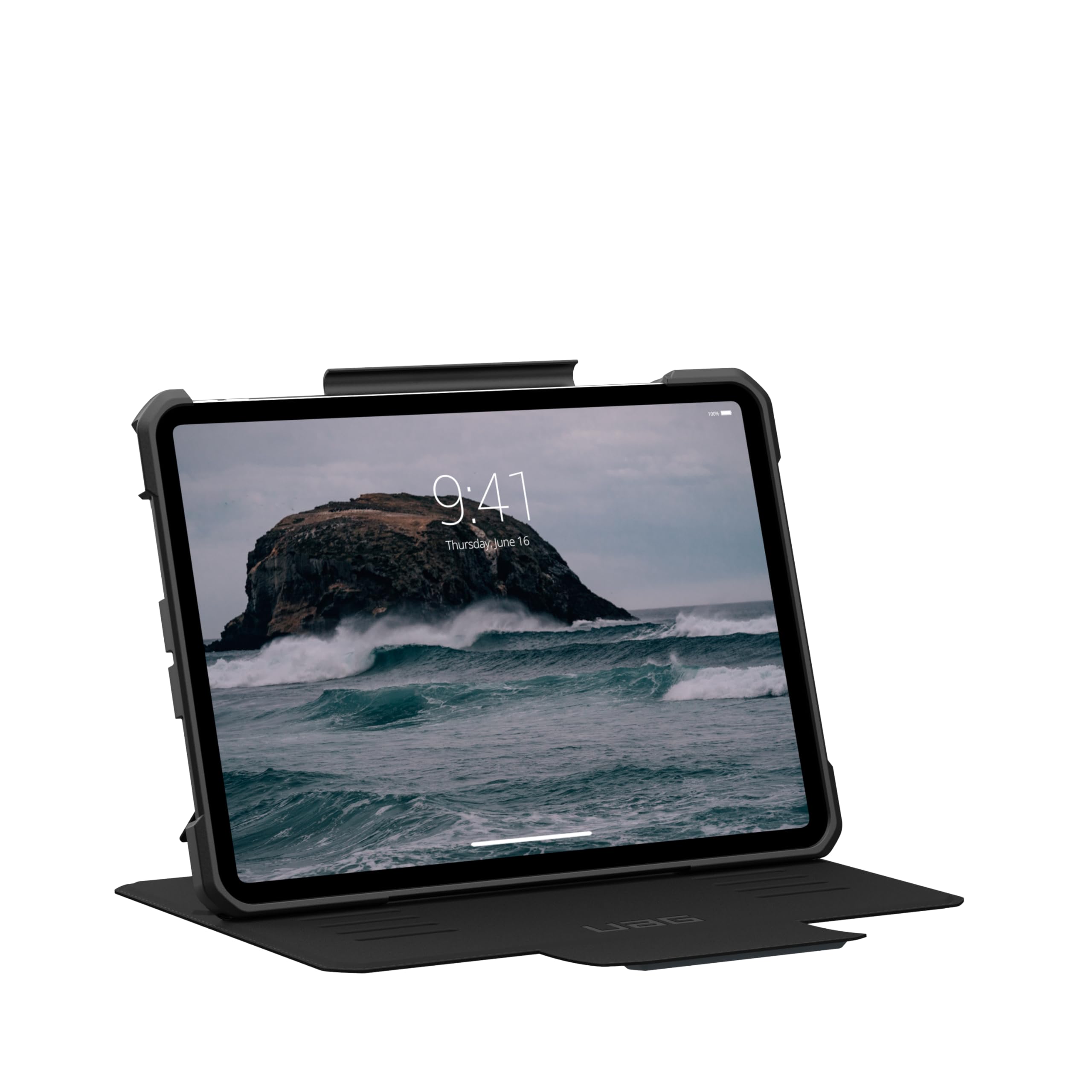 UAG iPad Pro 11" Case M5 2025 6th Gen, M4 2024 5th Gen A3357 A3358 A3359 A2836 A837 A3006, Adjustable Multi-Angle Stand Folio Cover w/Pencil Holder, Metropolis SE Cloud Blue